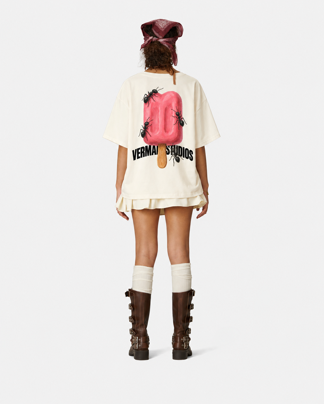 Popsicle Tee Beige