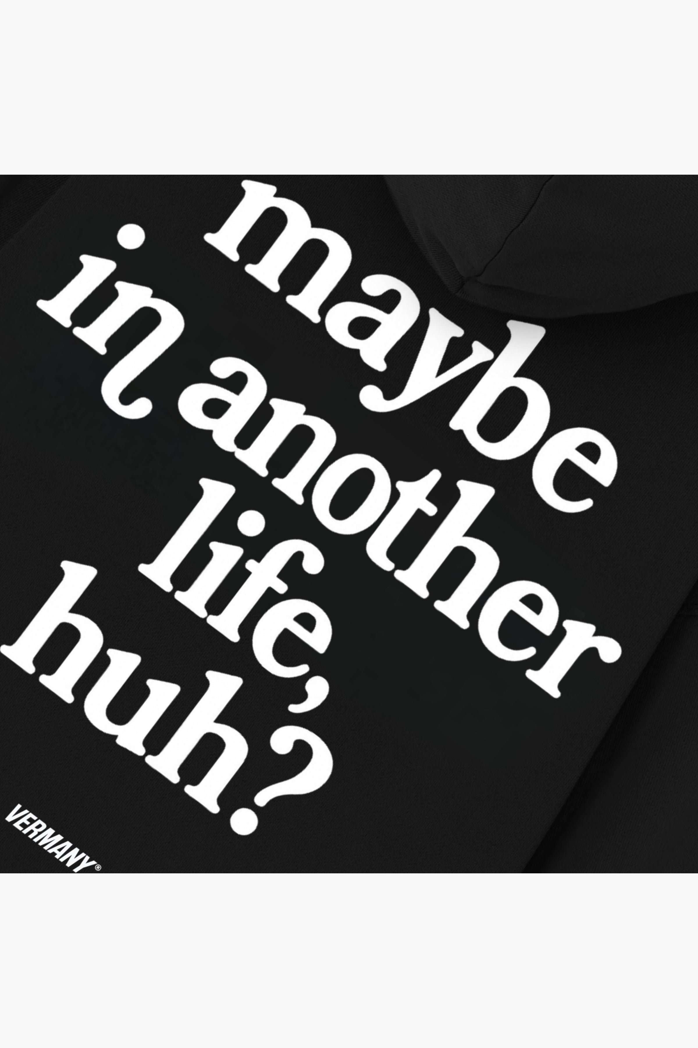 Maybe Hoodie Black