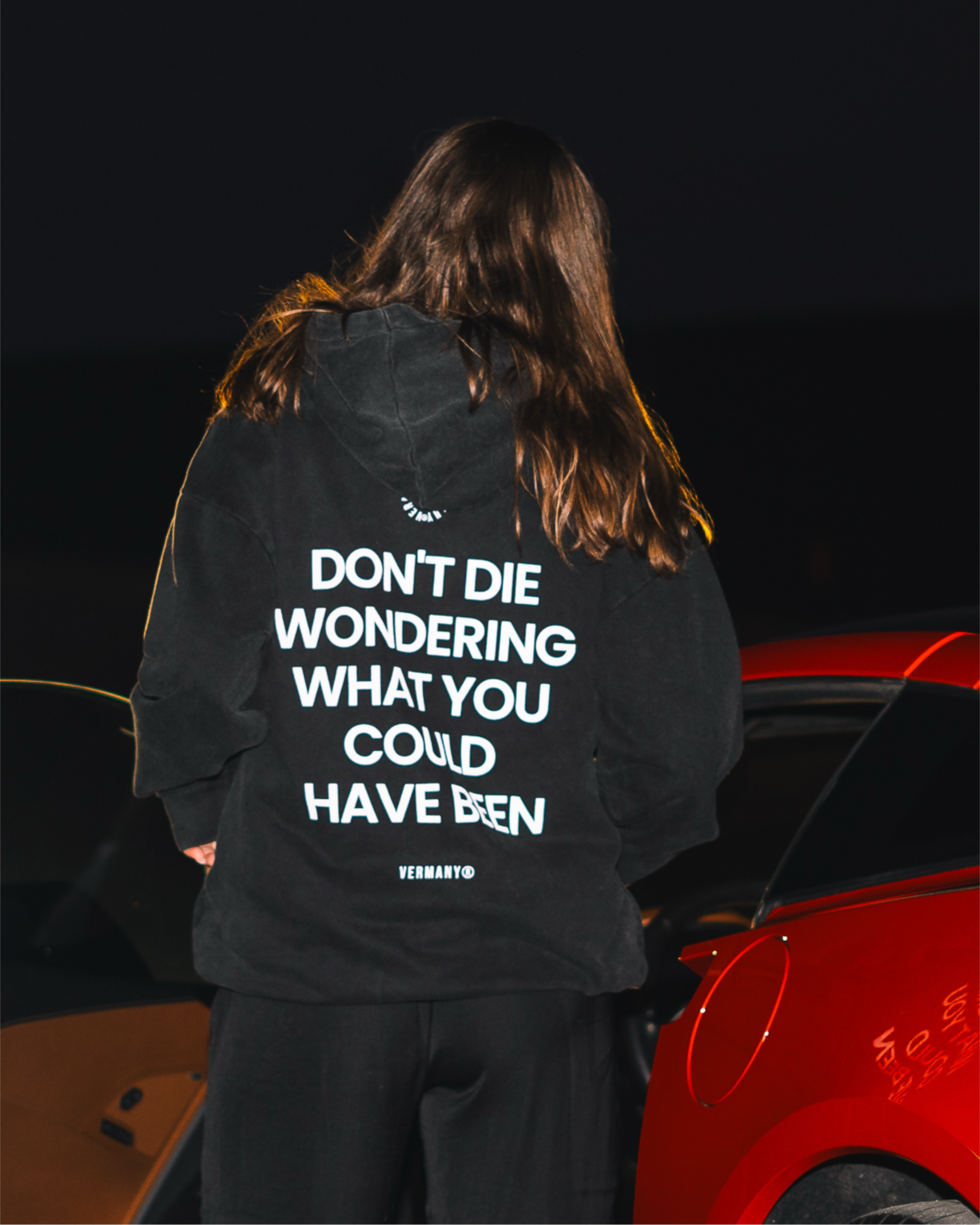 DON’T DIE WONDERING - Washed Black