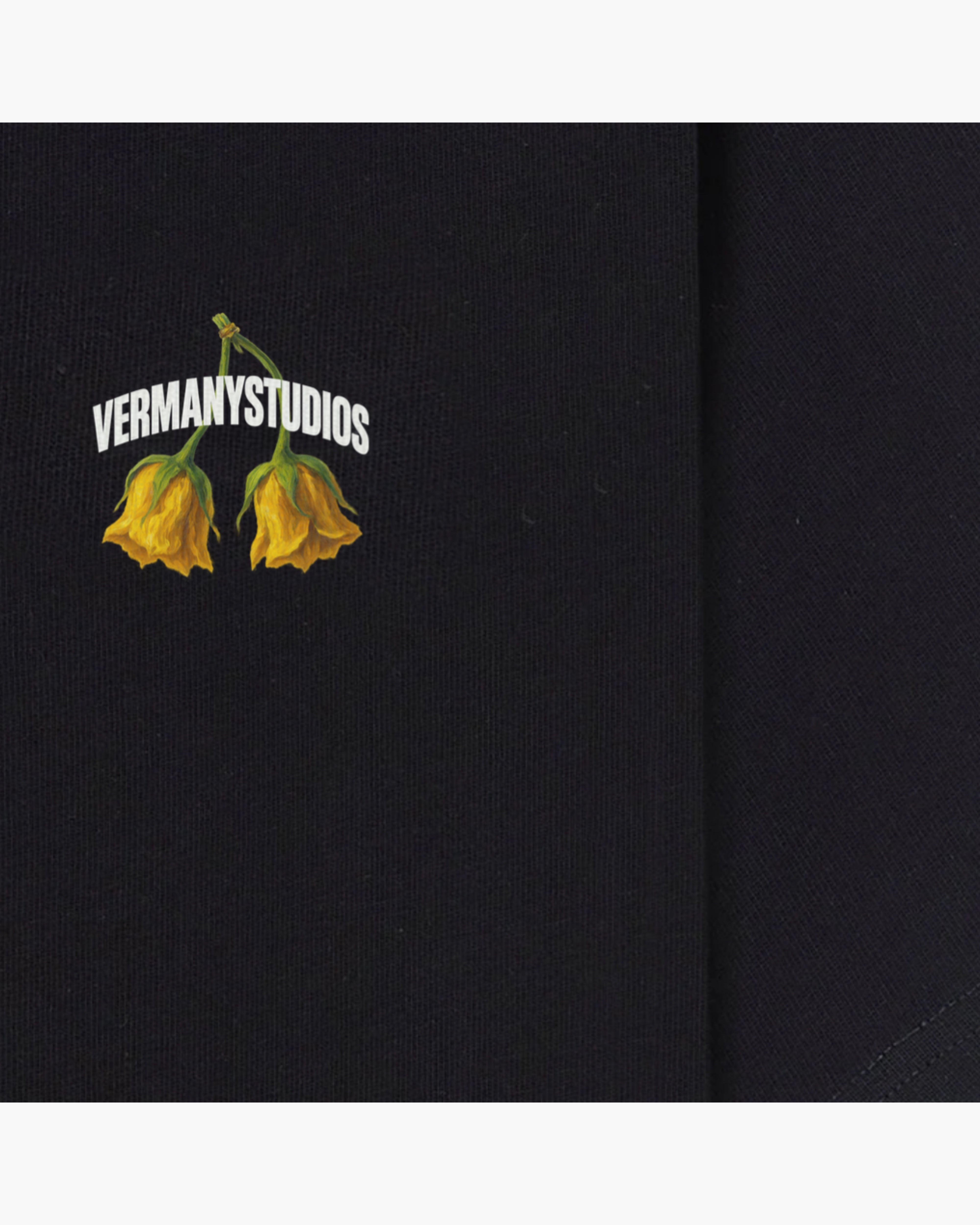 Flowers Tee Black