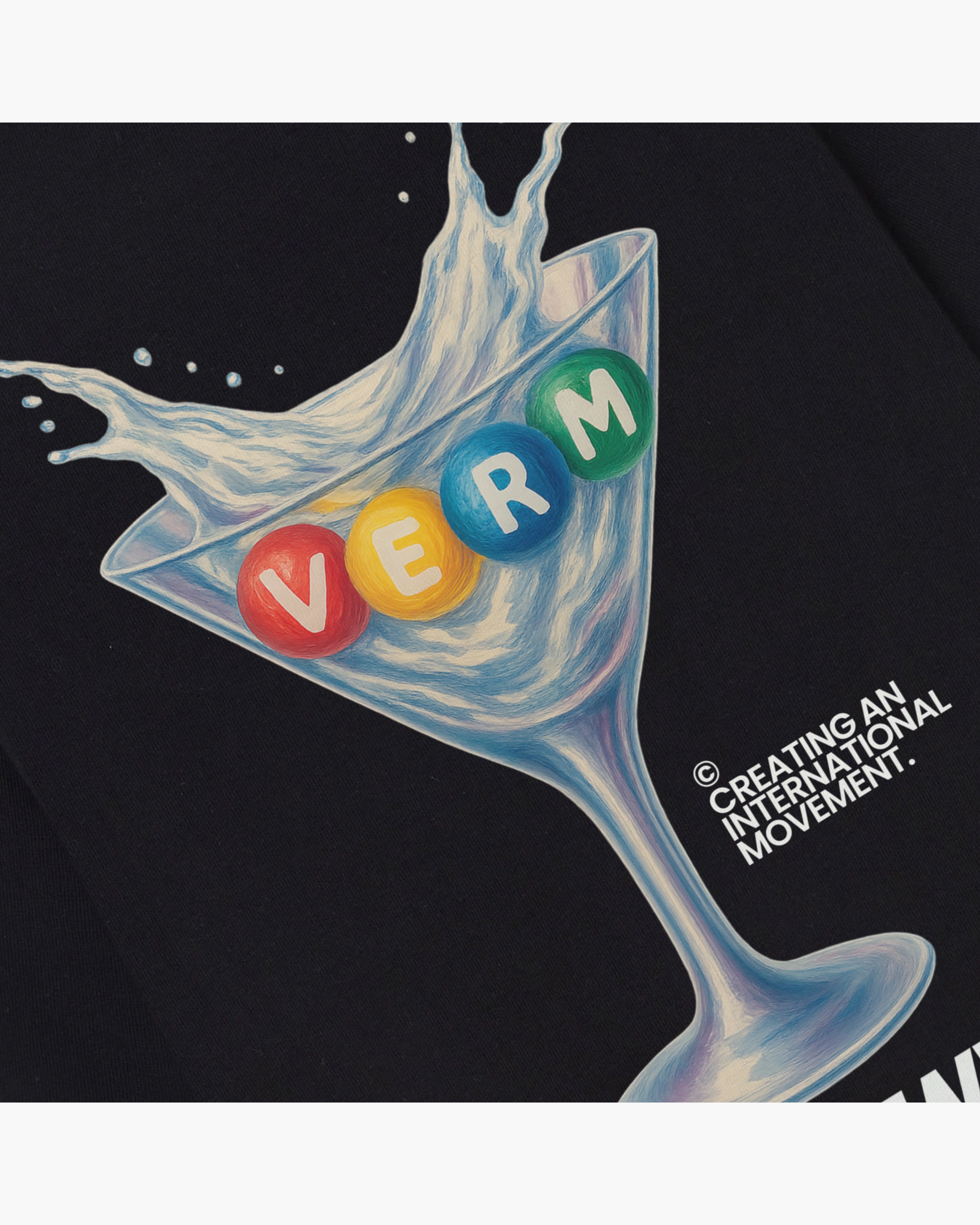 Martini Tee Black