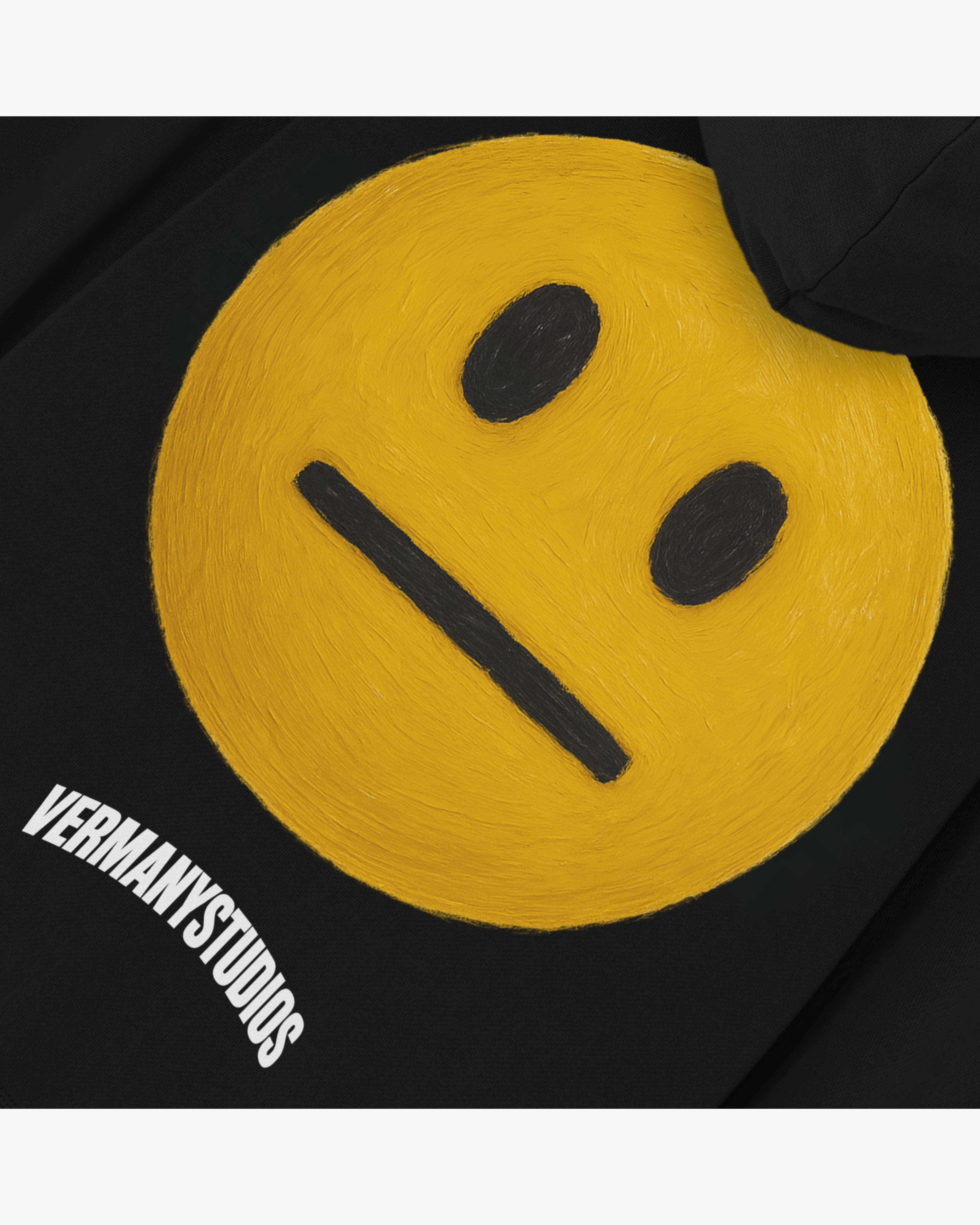Emoticon Hoodie Black