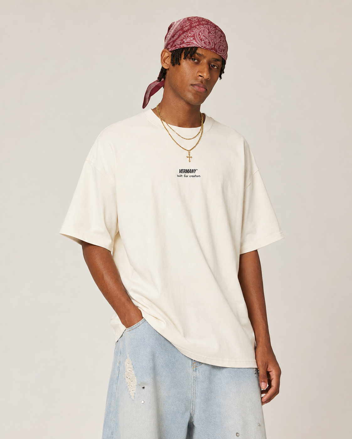 Iconic Tee Beige