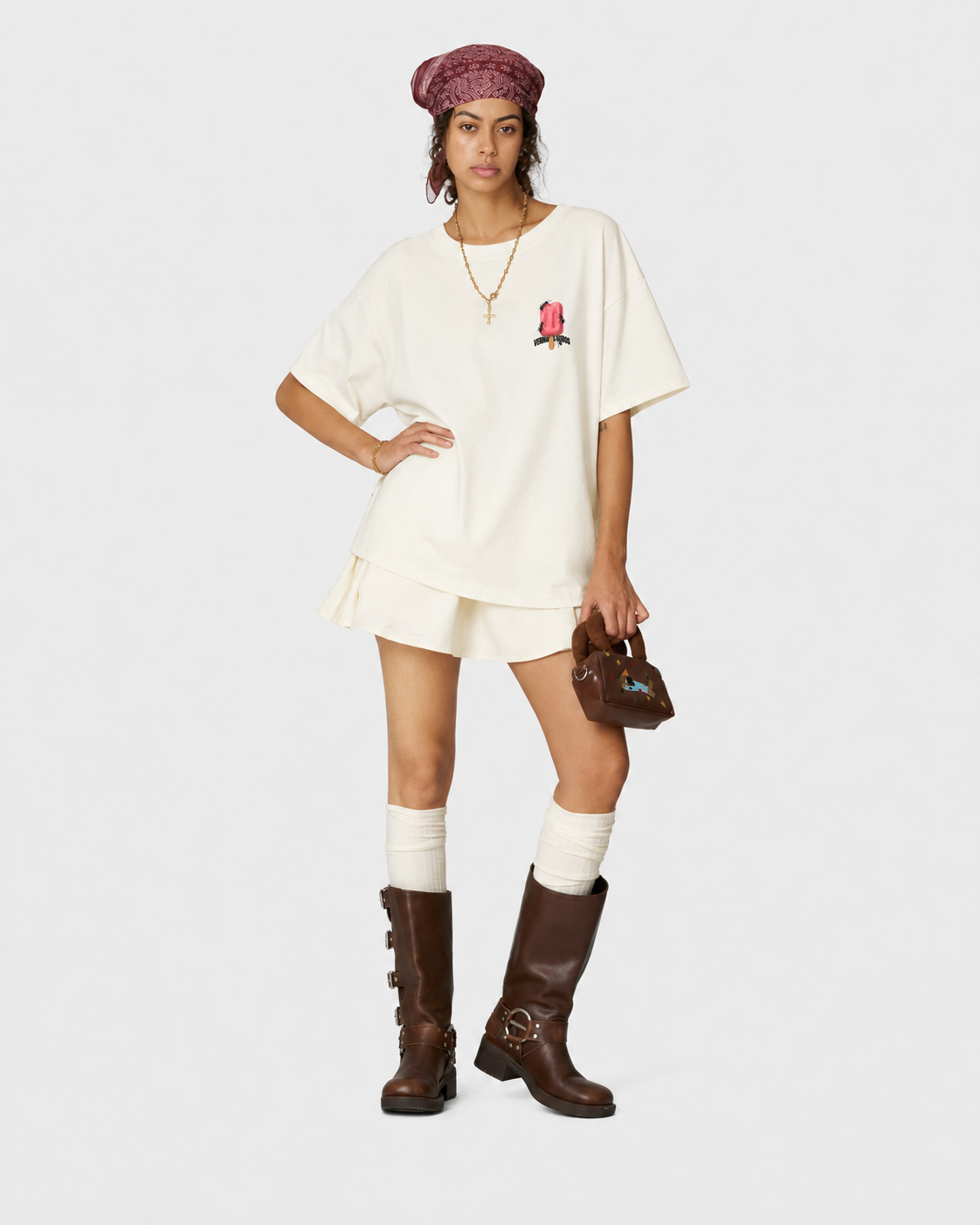 Popsicle Tee Beige