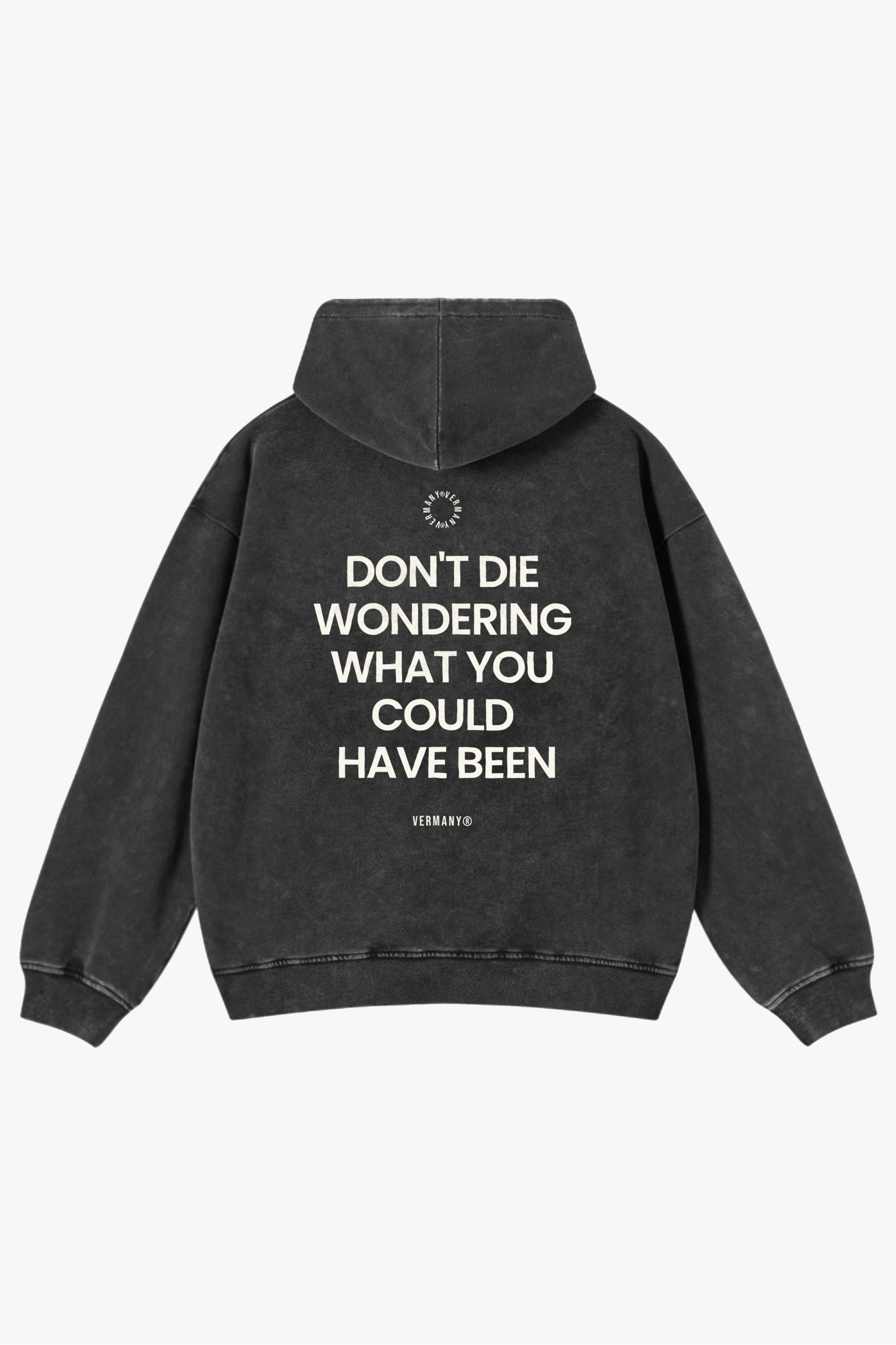 DON’T DIE WONDERING - Washed Black