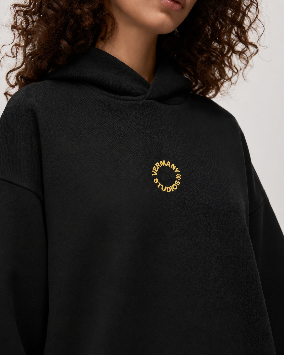 Emoticon Hoodie Black