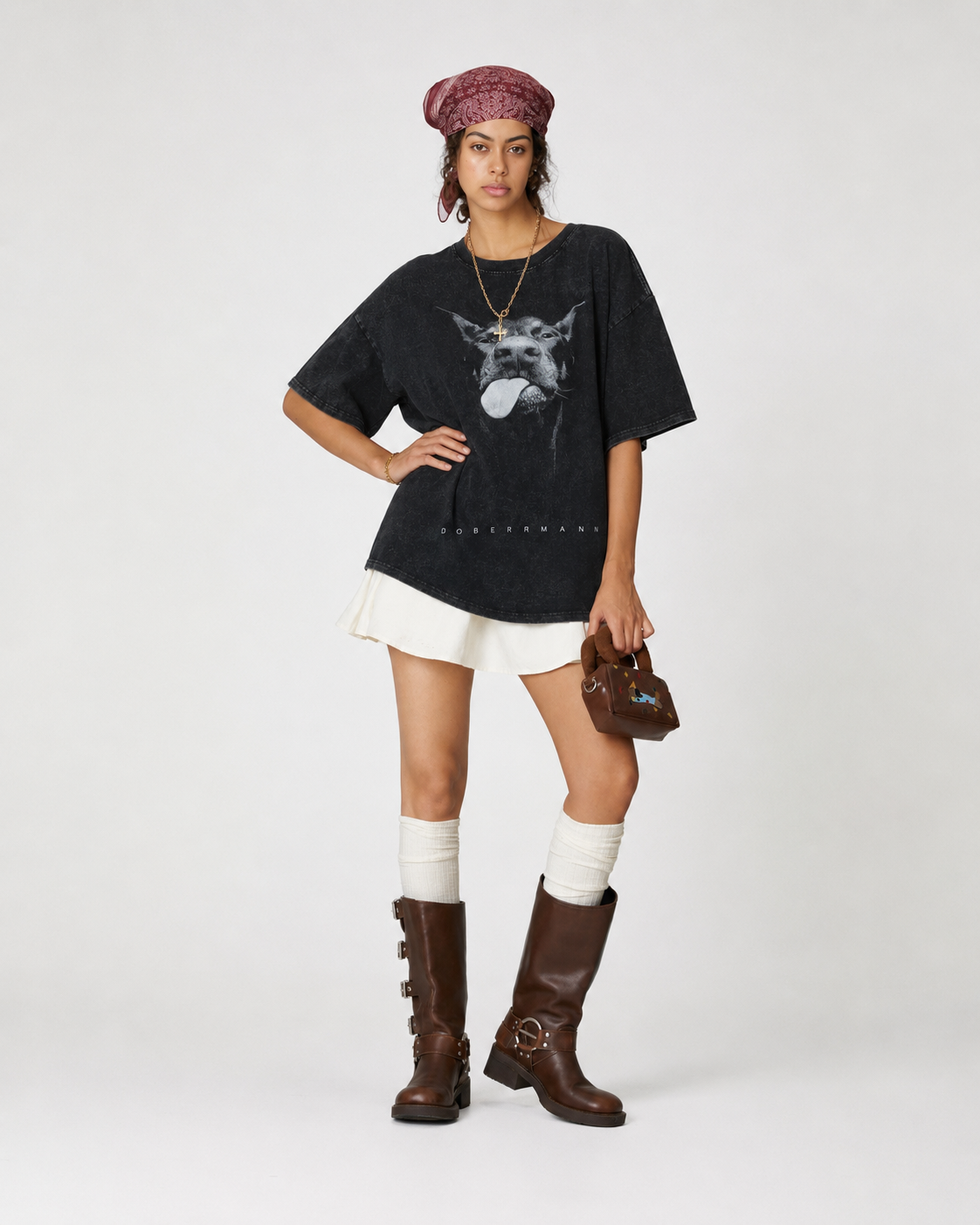 DOBIE - Washed Black Tee