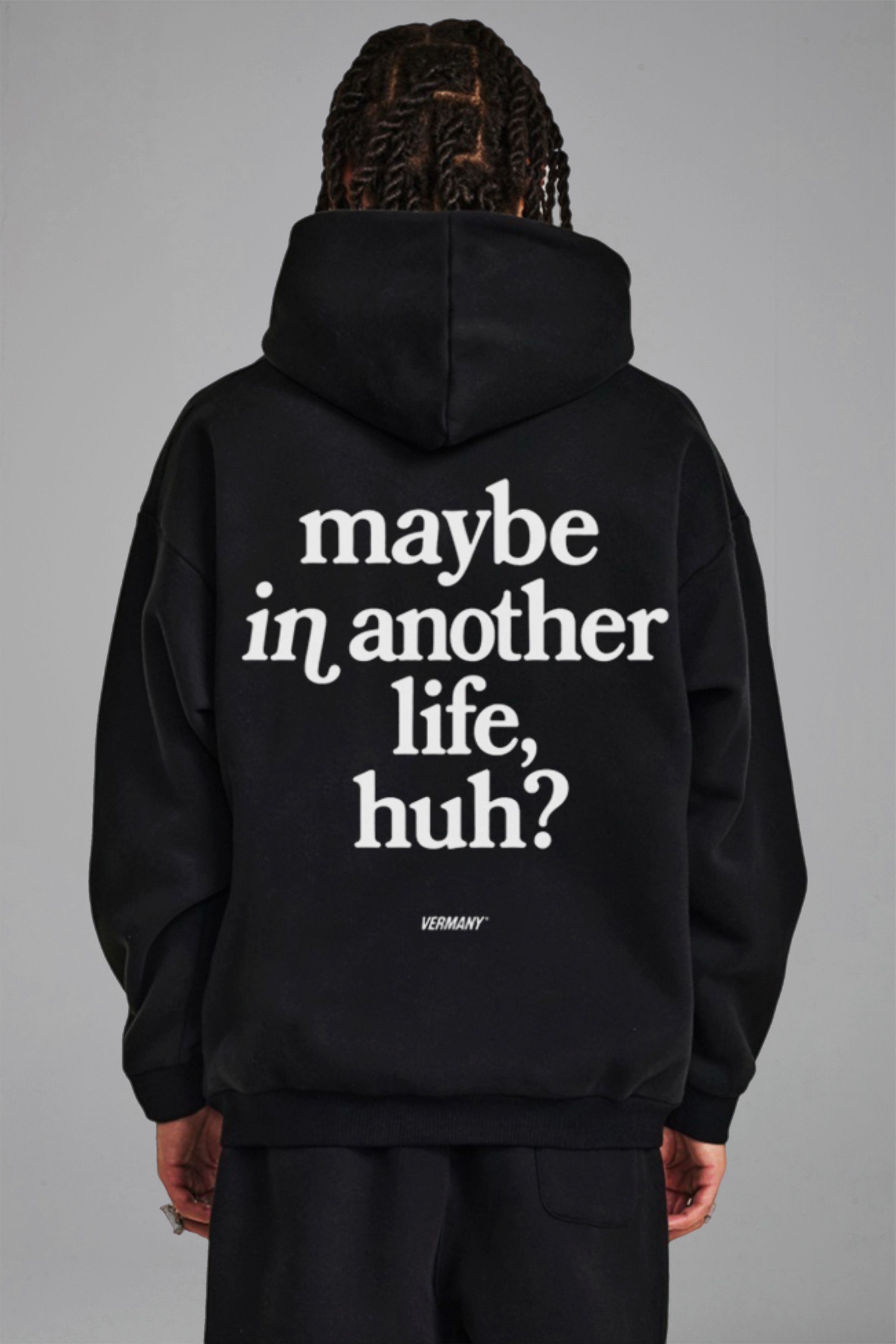Maybe Hoodie Black