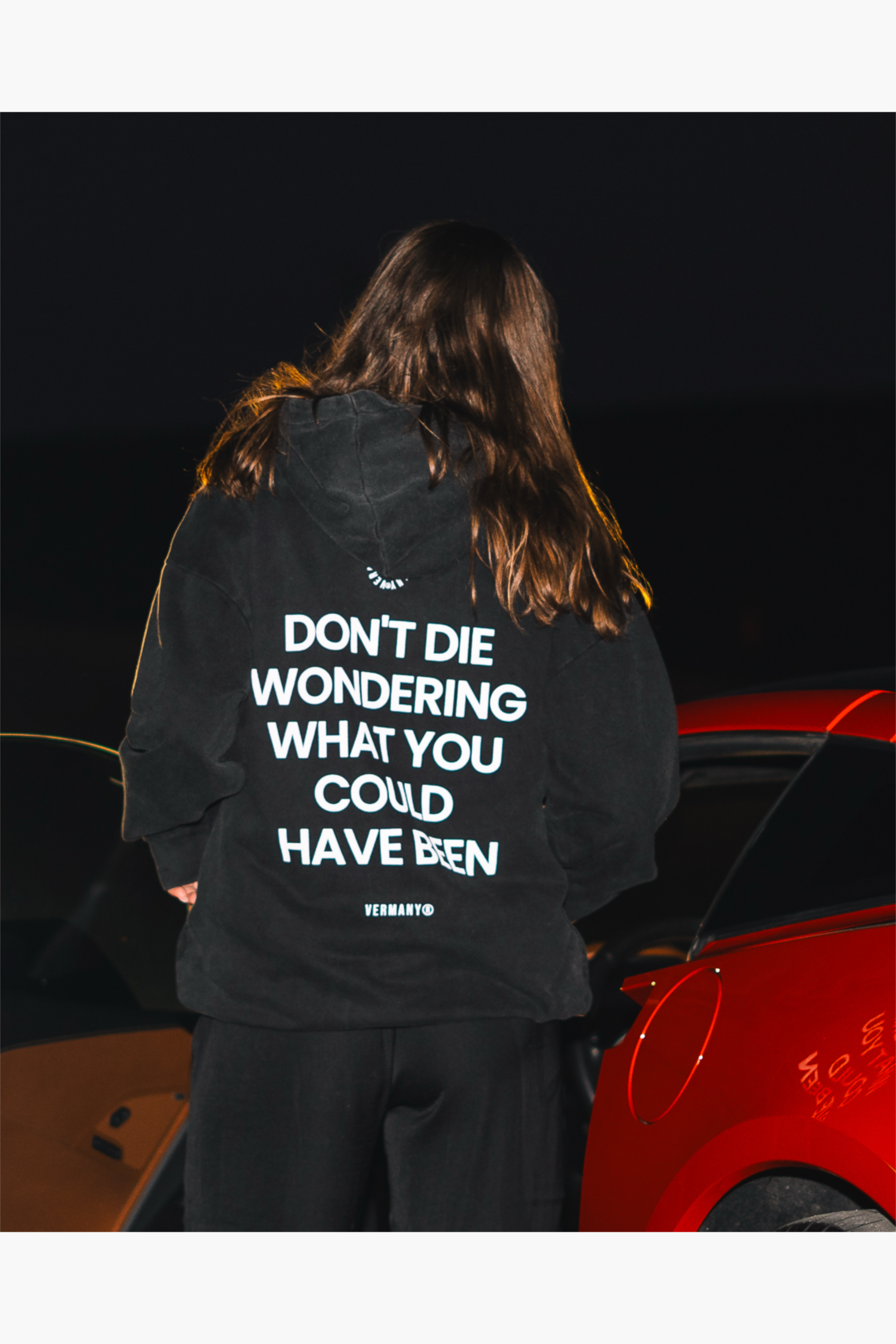 DON’T DIE WONDERING - Washed Black