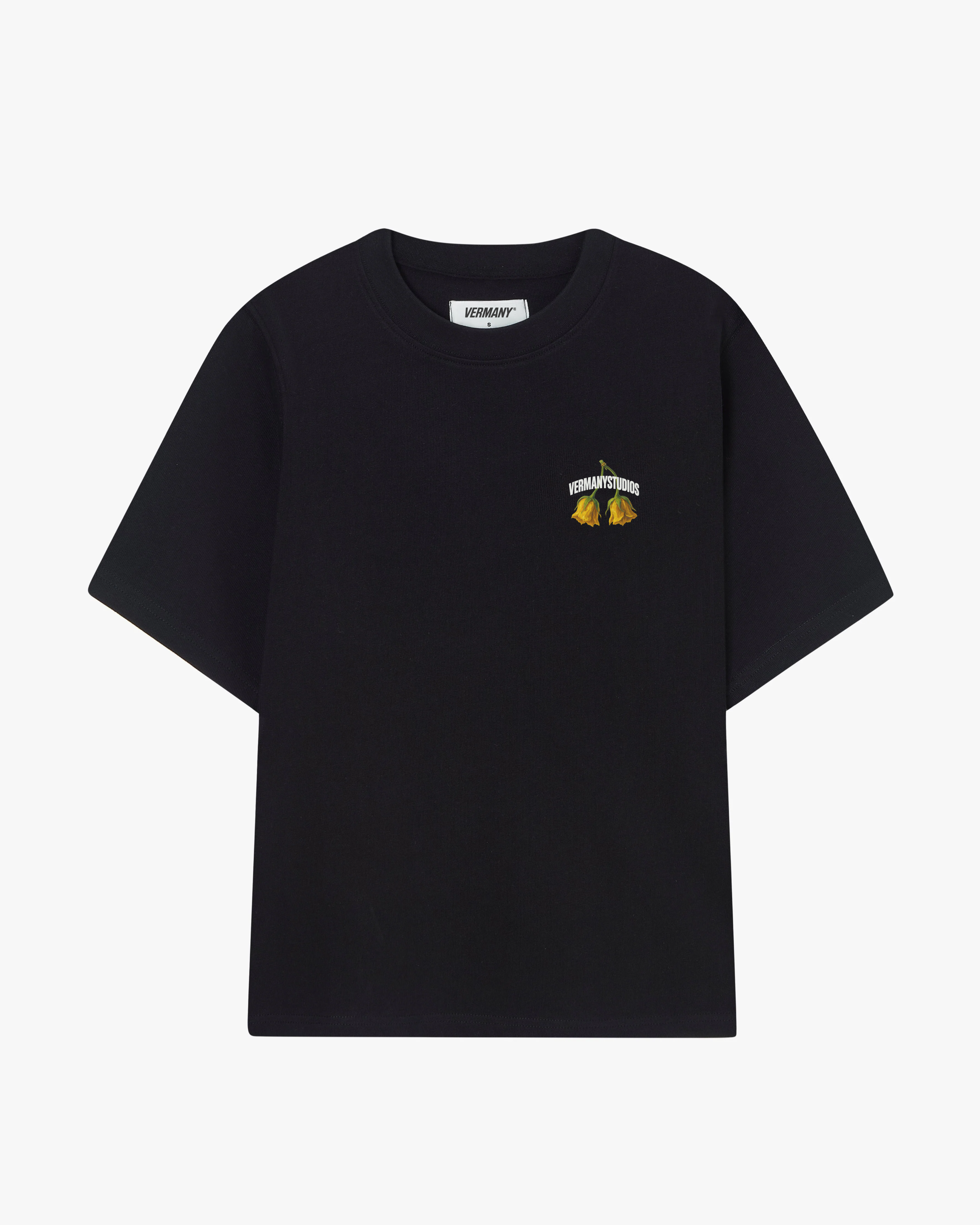 Flowers Tee Black
