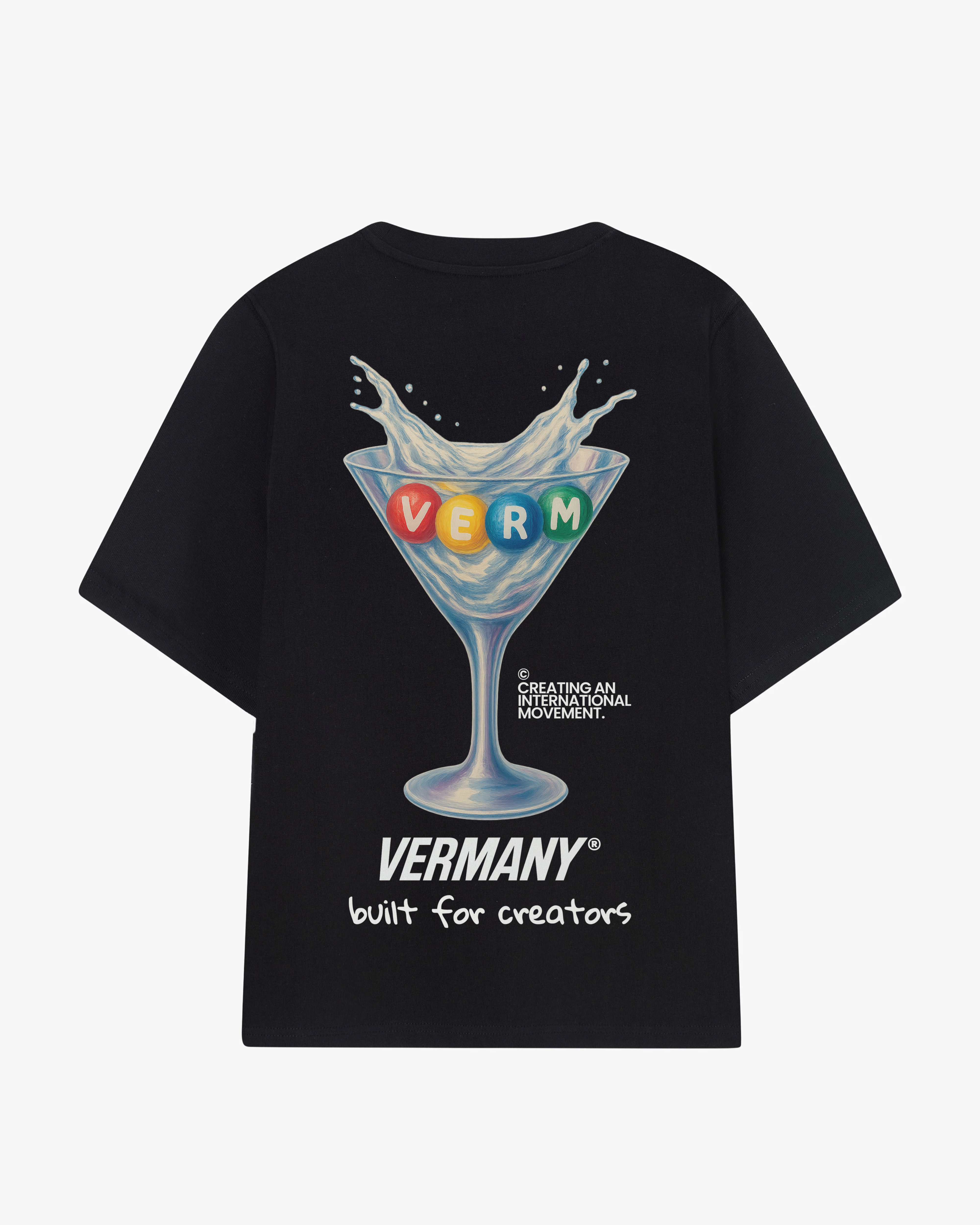 Martini Tee Black