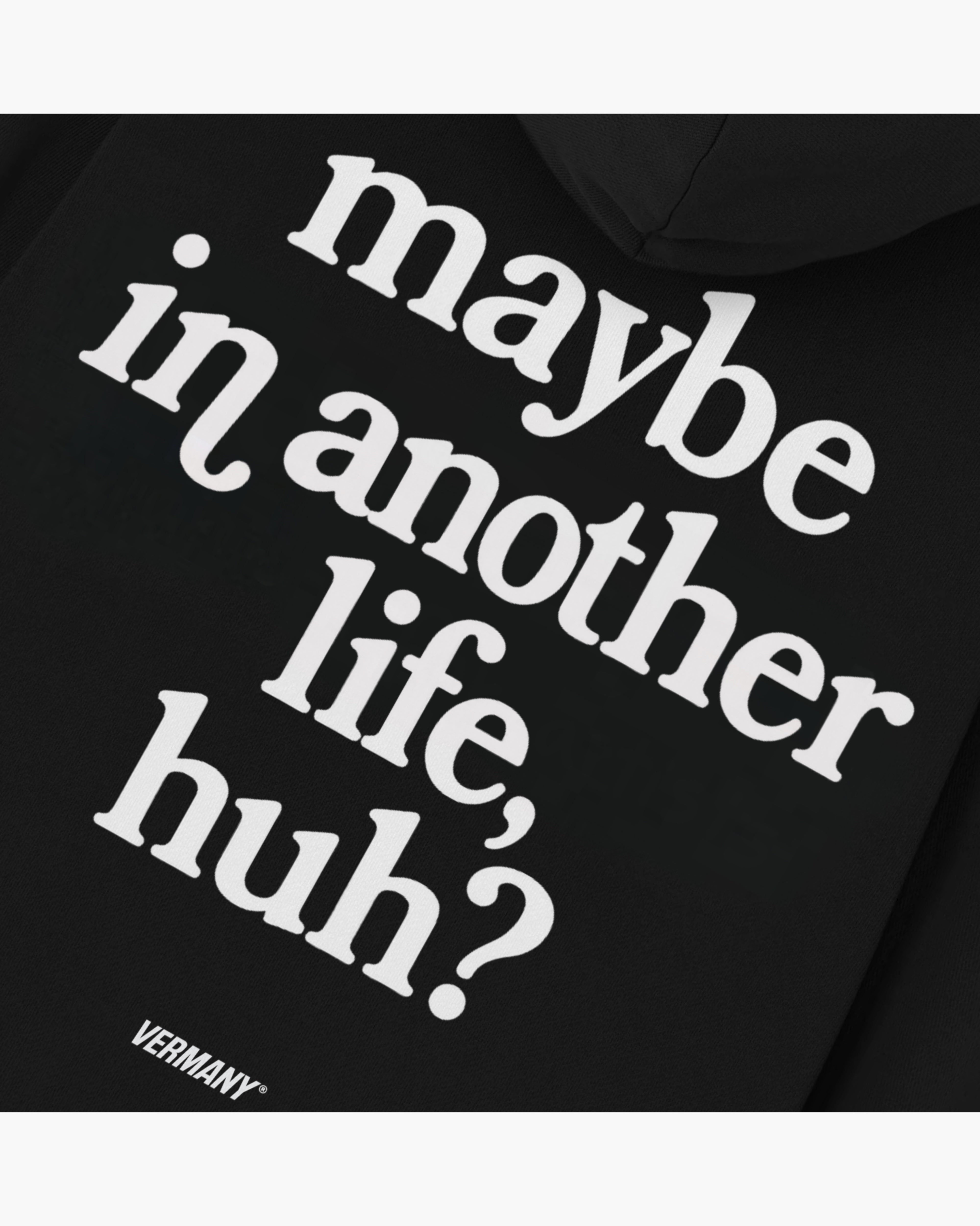 Maybe Hoodie Black